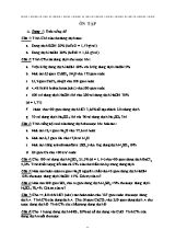 Đề cương Hóa 10